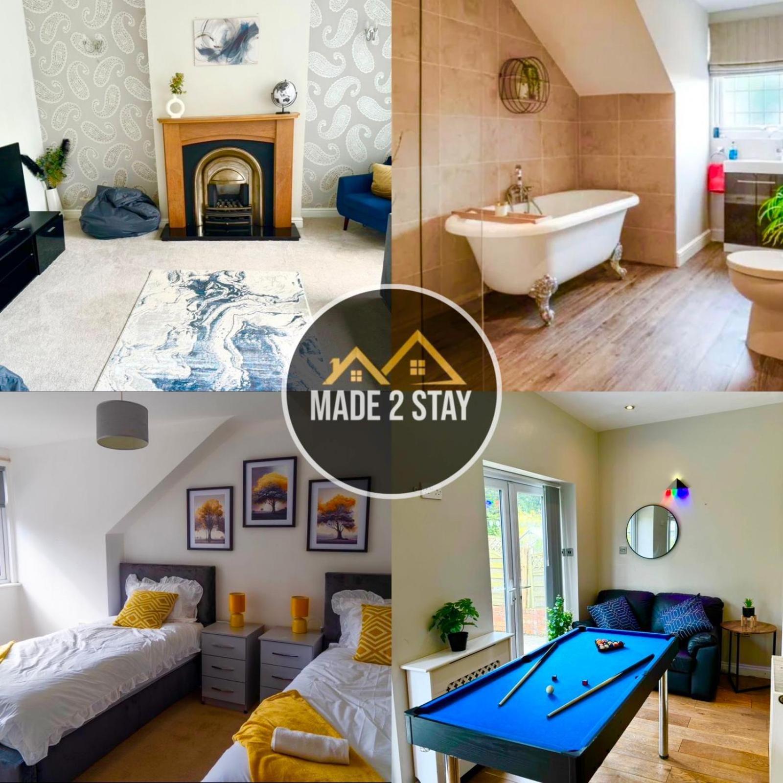 Spacious 15 Guest Home With 9 Beds In Shirley Solihull Eksteriør billede